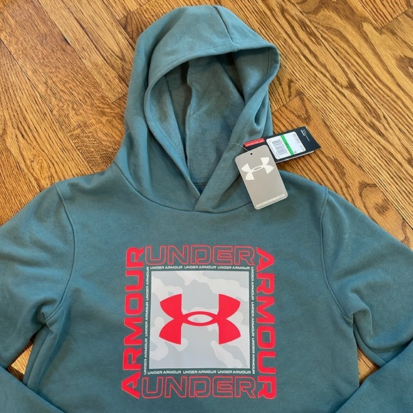 Boy’s Under Armour Fleece Hoodie/Sweatshirt. Size Large. New With Tags. - Picture 5 of 12